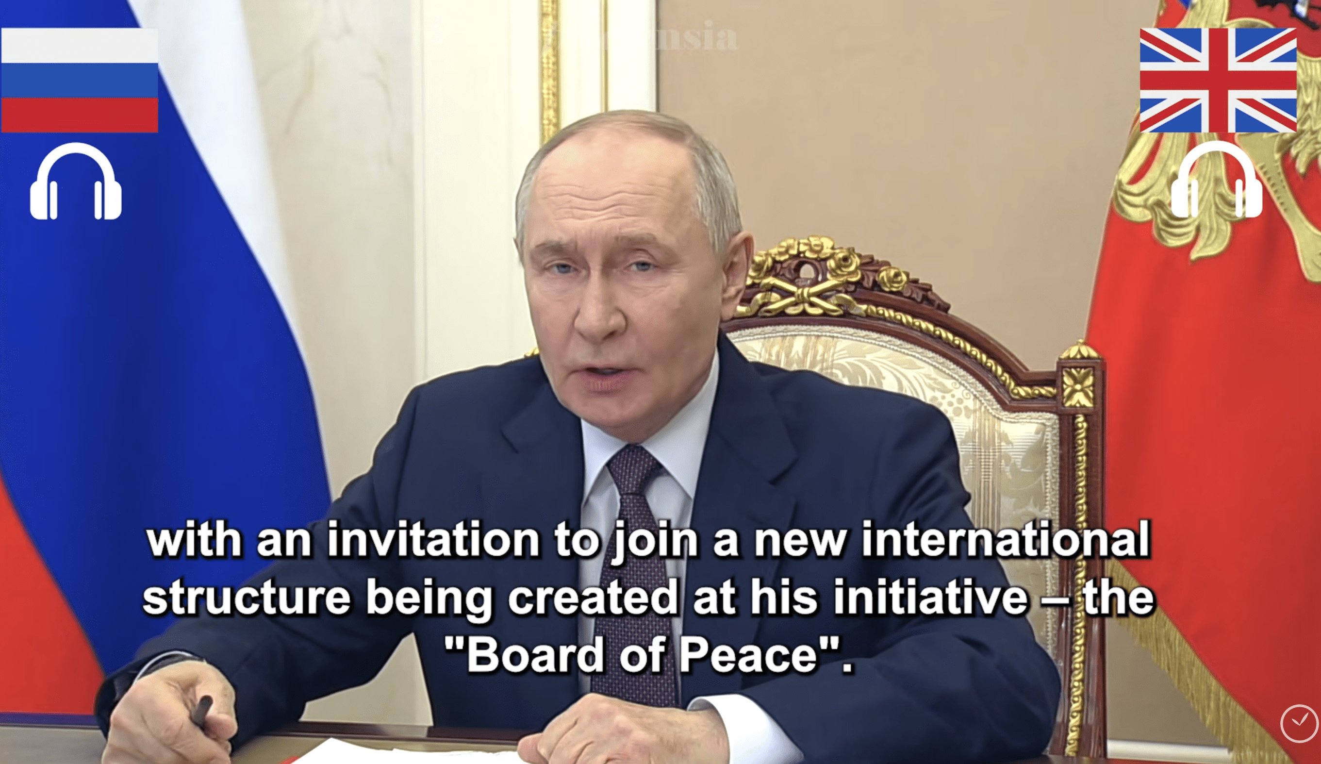 Russian President Vladimir Putin