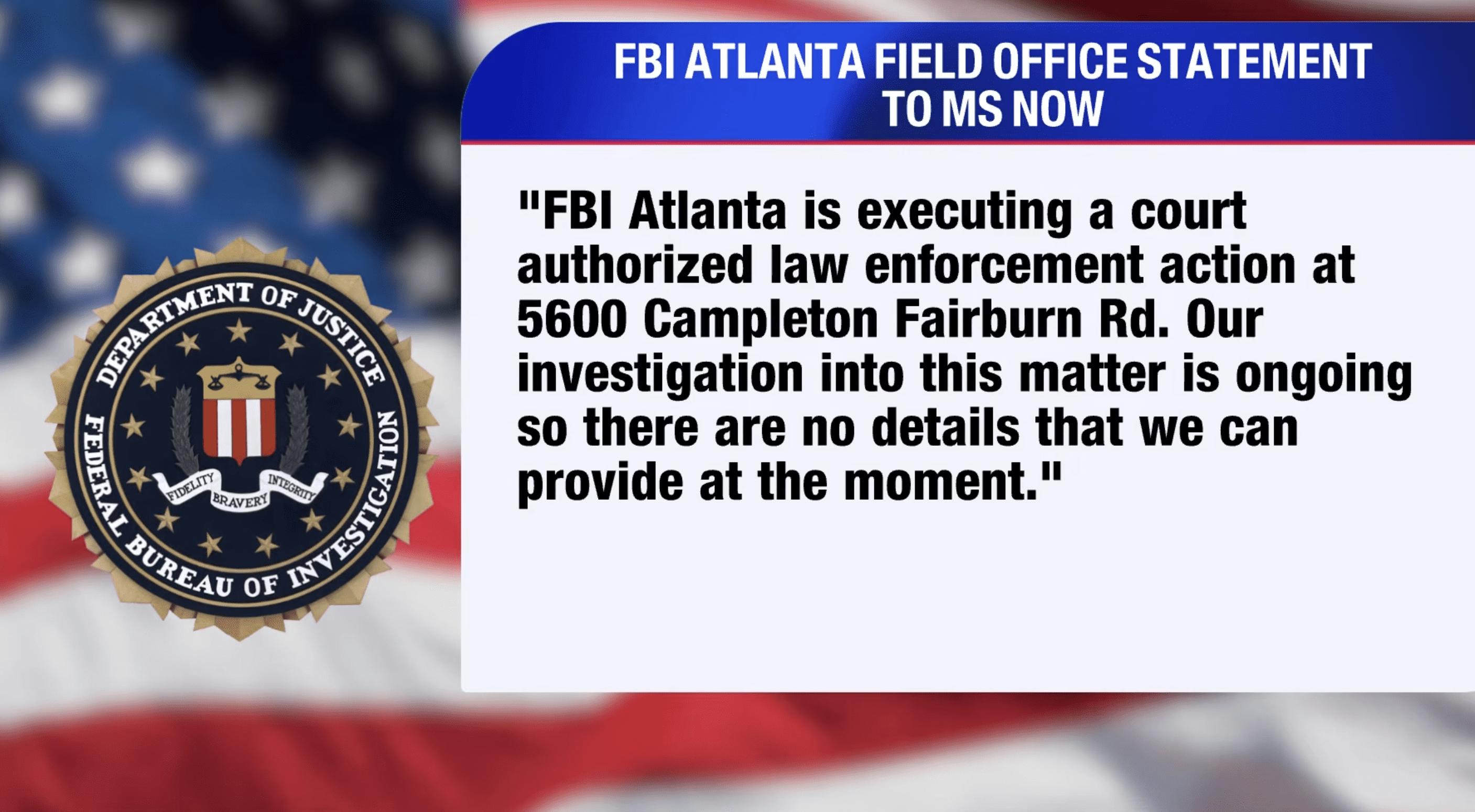 FBI Raids Atlanta Elections Office