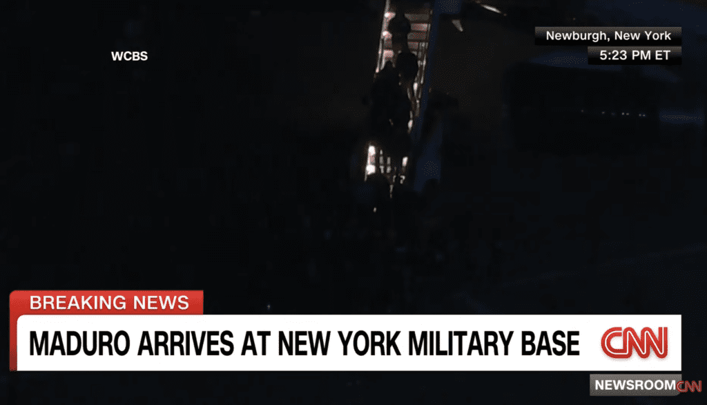 Maduro Lands in New York