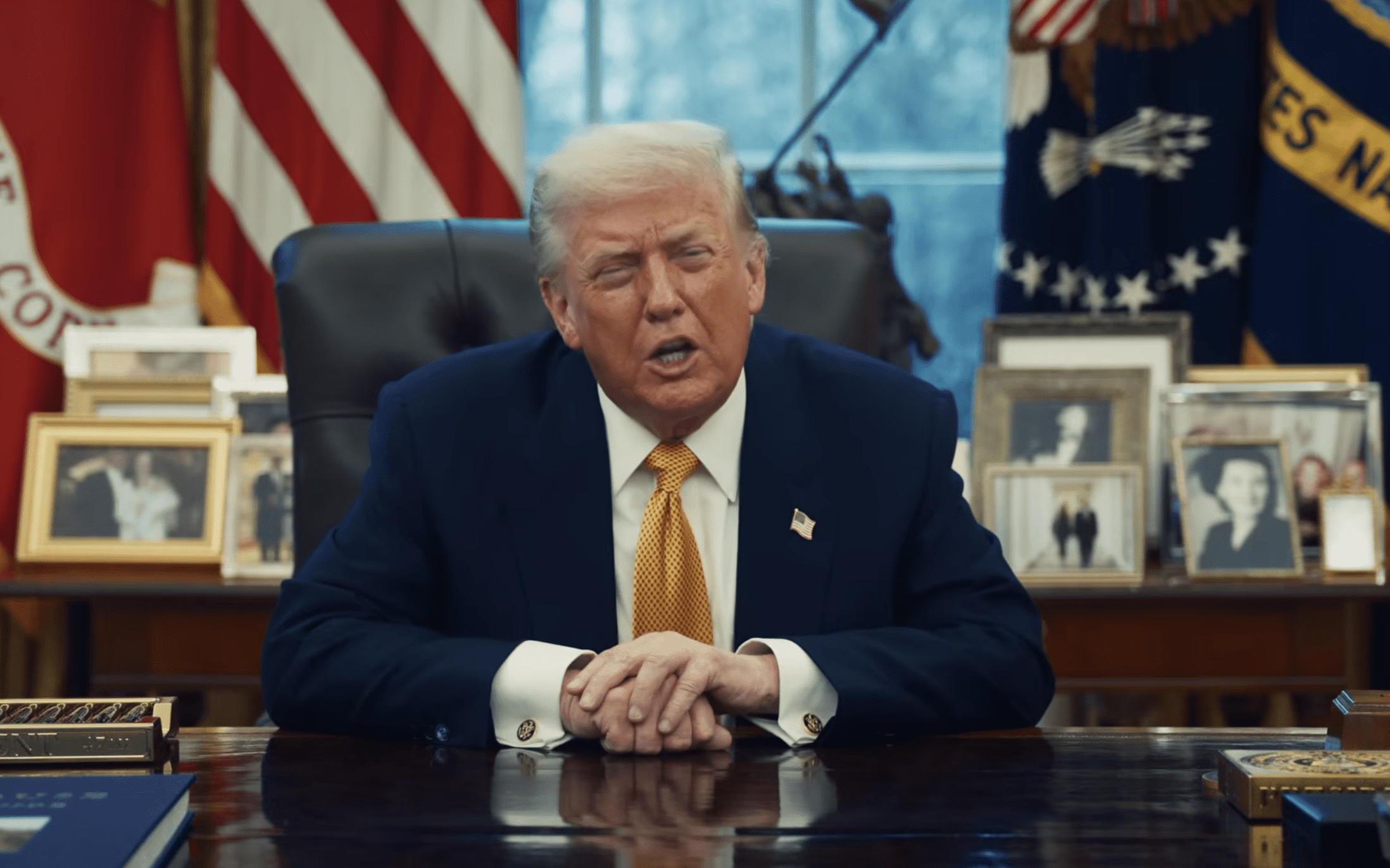 Donald Trump in the Oval