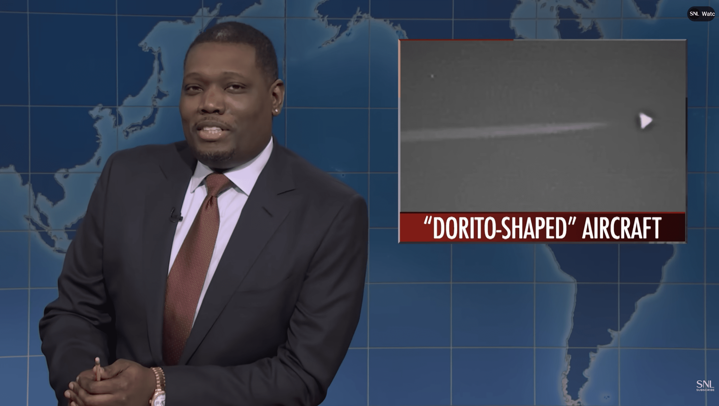 Weekend Update and the Doritos Shaped Aircraft UFO