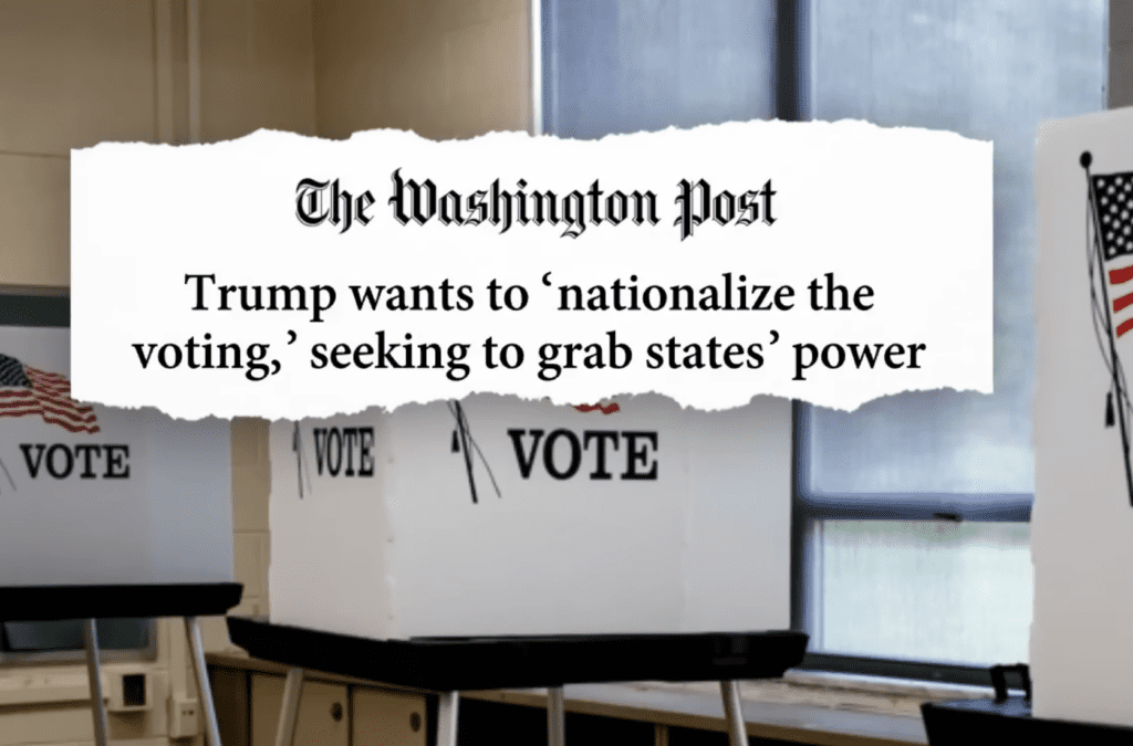 Trump Take Over Voting in 15 Places