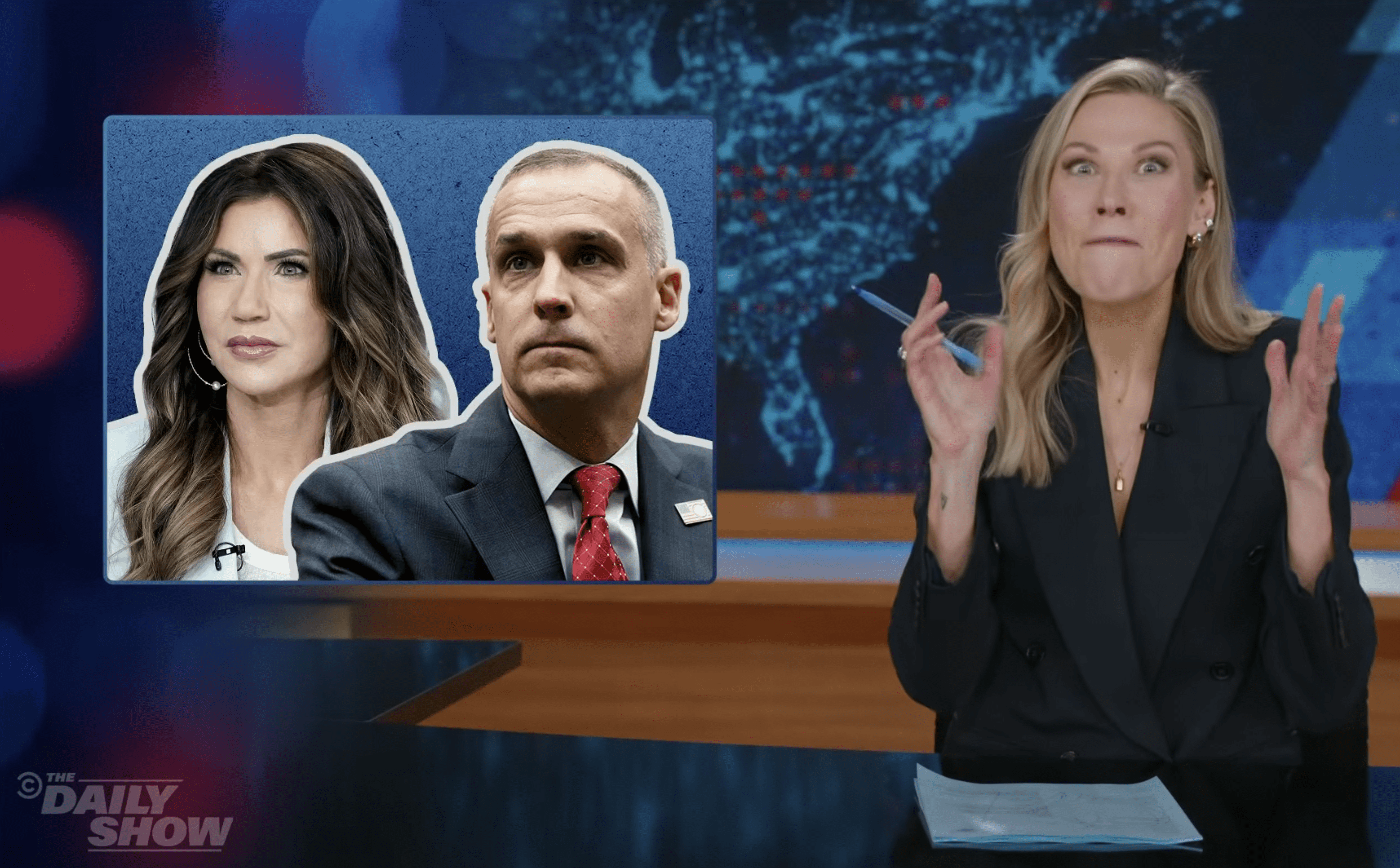 Corey Lewandowski and Kristi Noem