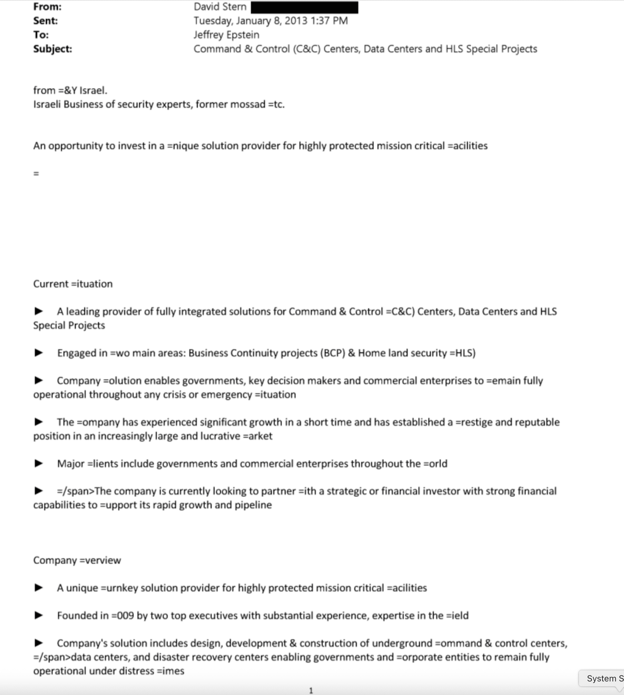 Epstein David Stern Emails 