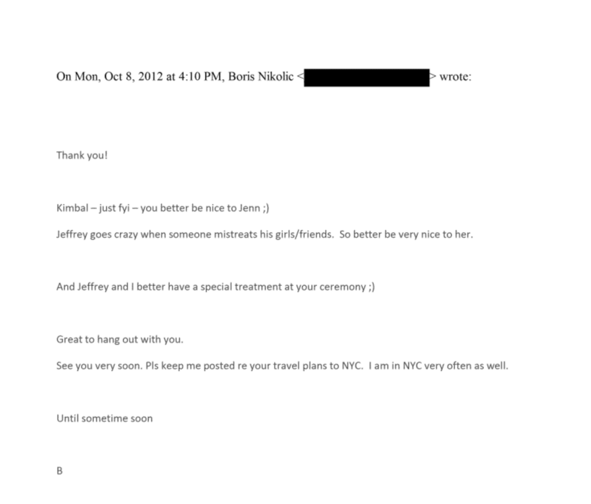 Epstein and Kimbal Musk Correspondence 