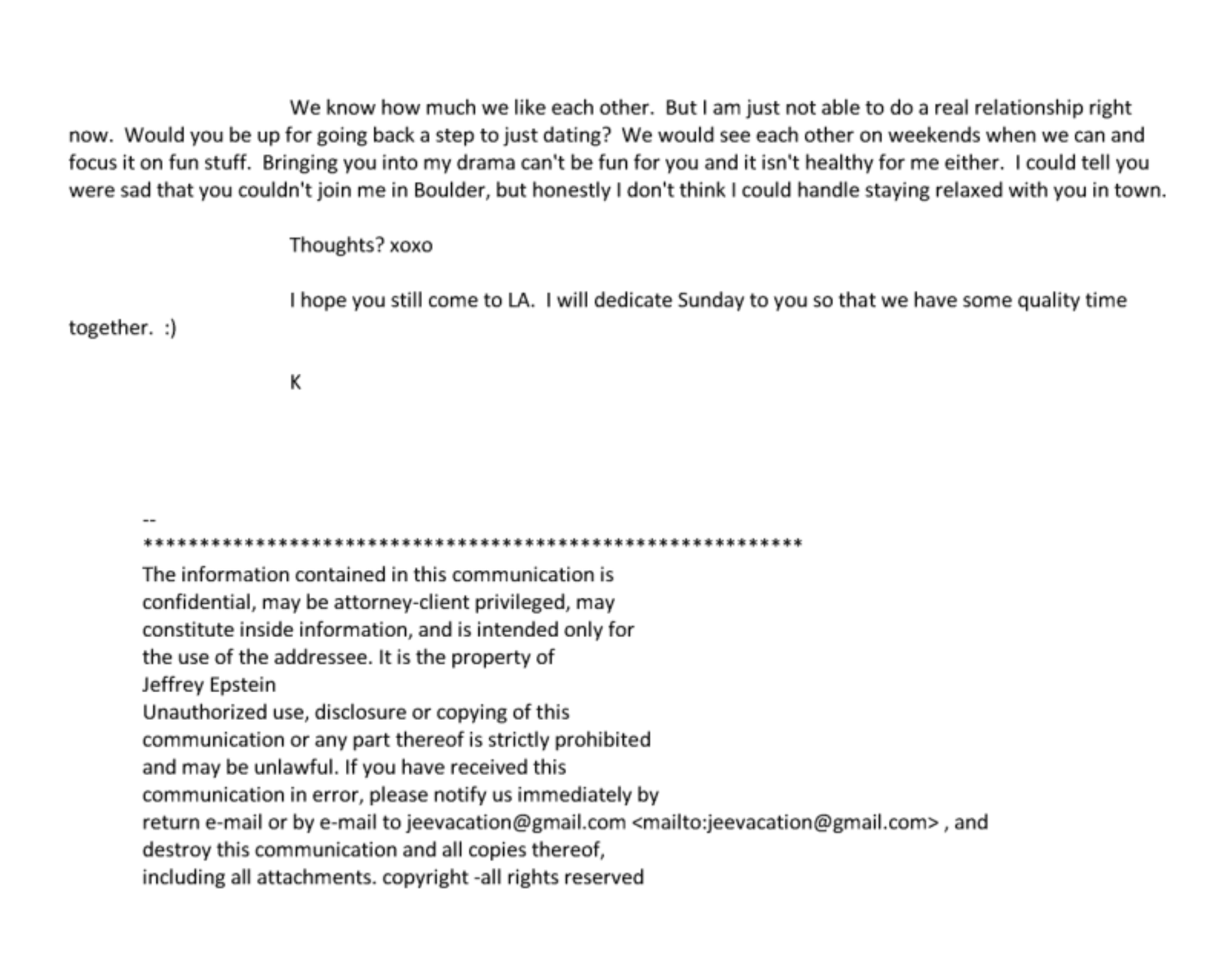 Jennifer and Kimbal Musk Epstein Emails 