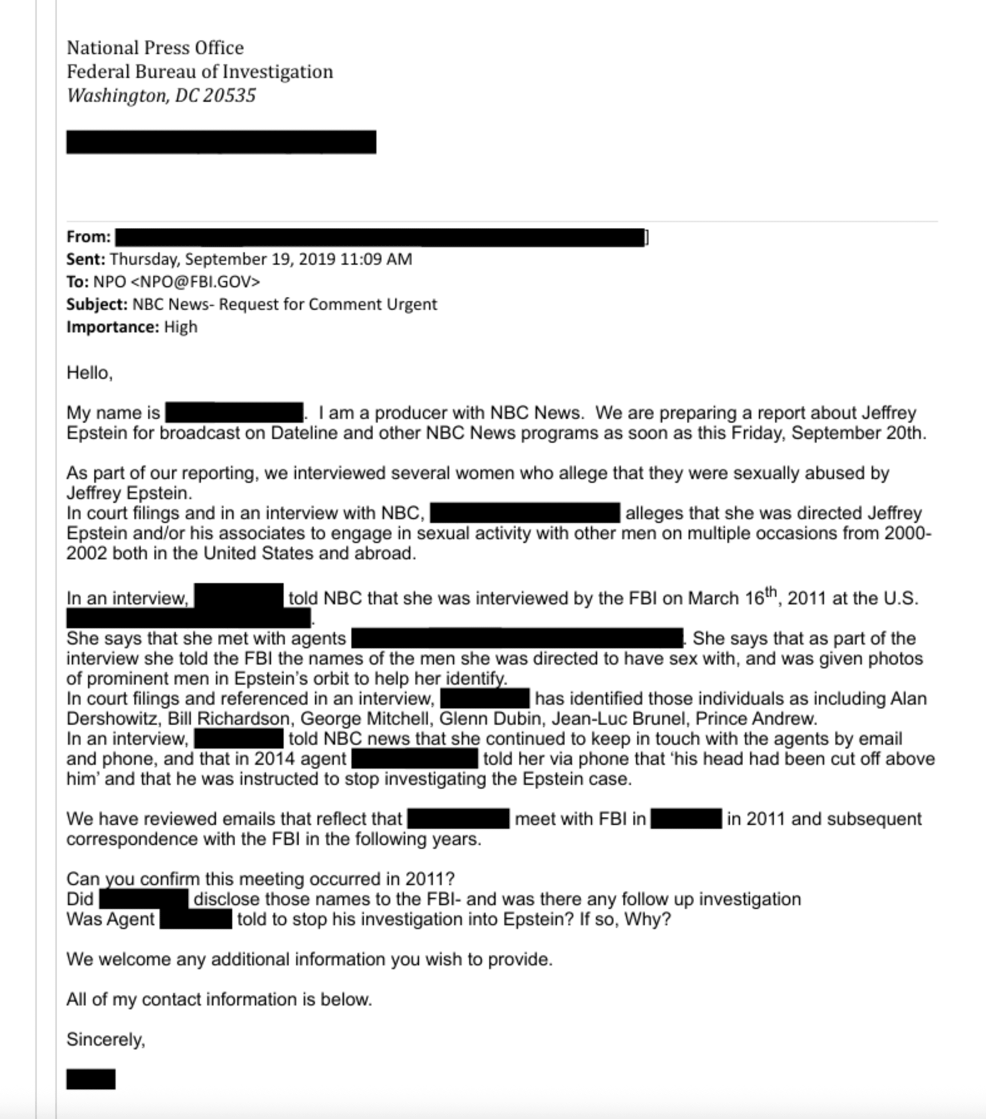 Bill Richardson and Jeffery Epstein - Files 