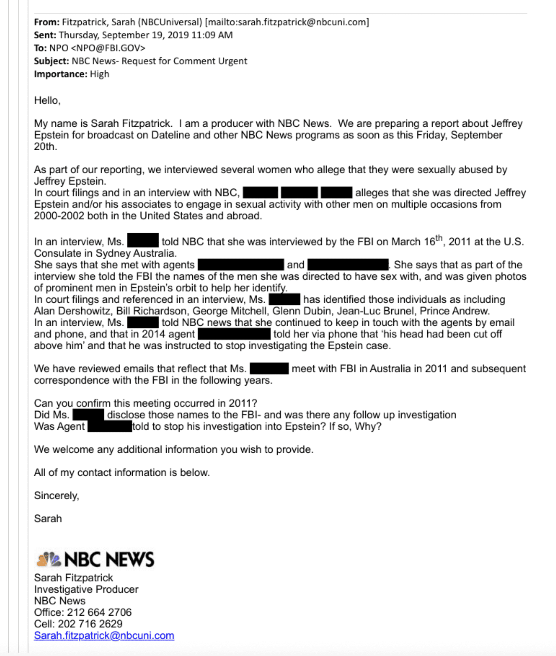 Bill Richardson and Jeffery Epstein - friends. 