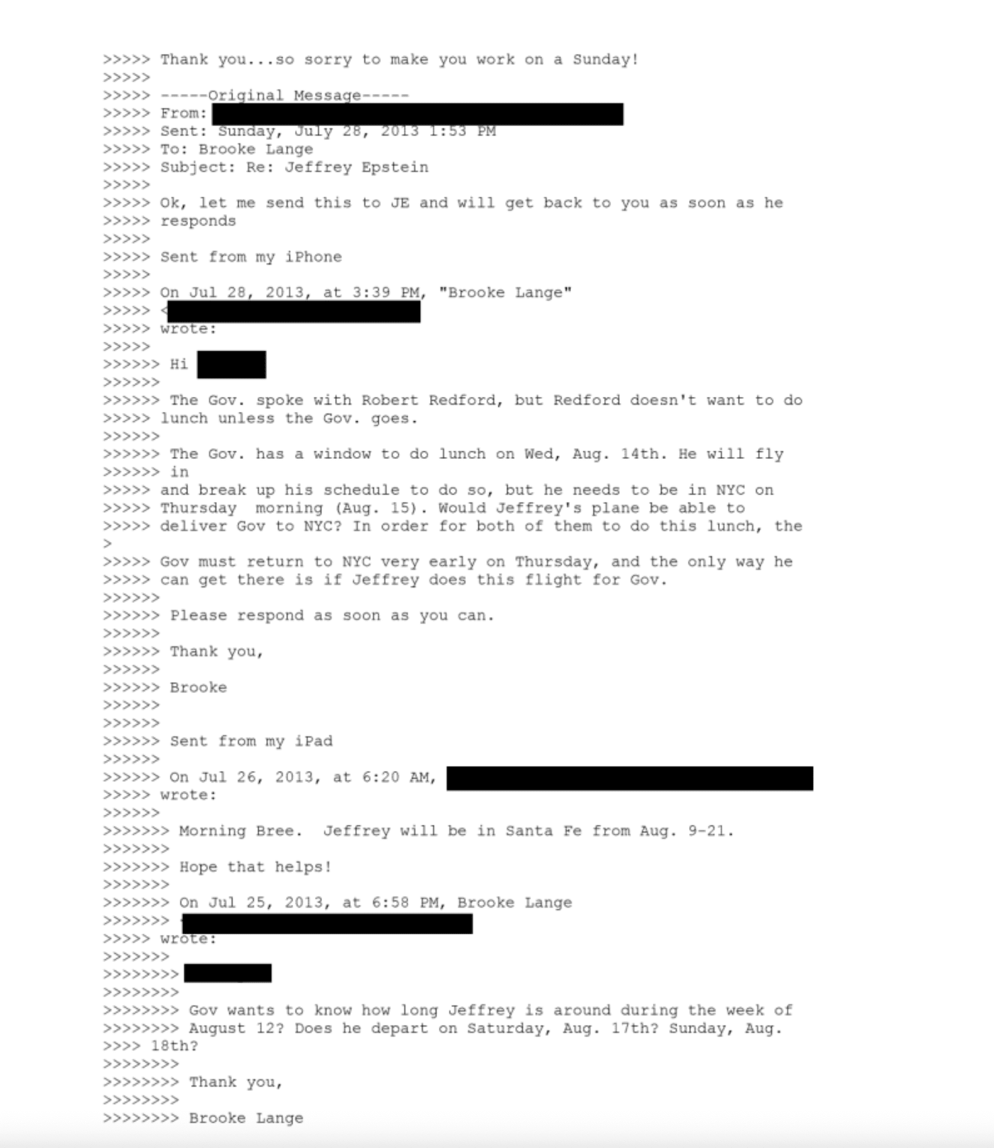Governor Richardson of New Mexico - Jeffrey Epstein Files Dump