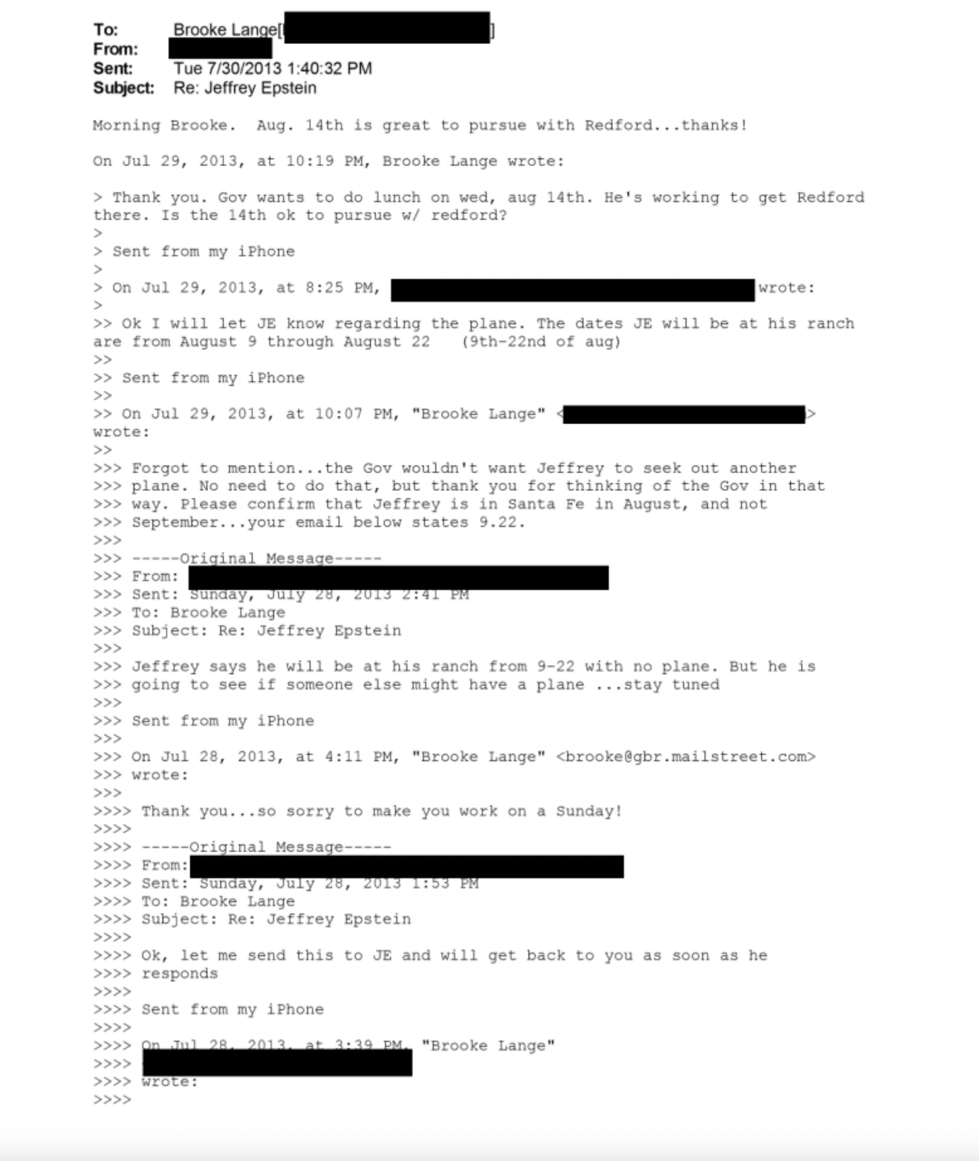 Bill Richardson Jeffrey Epstein Files 