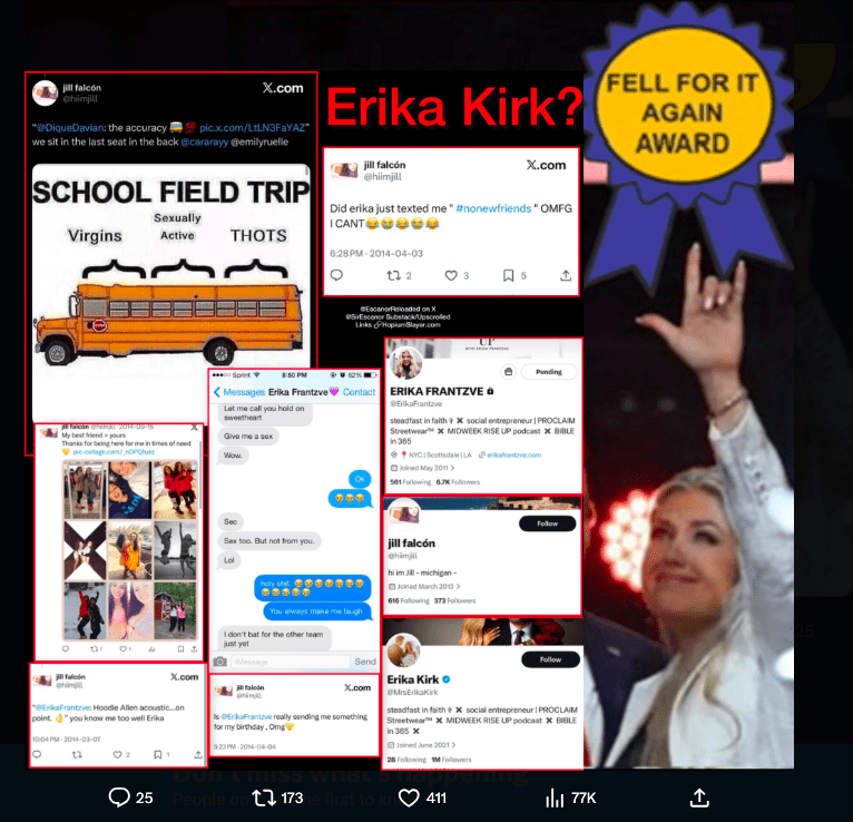 erika kirk twitter