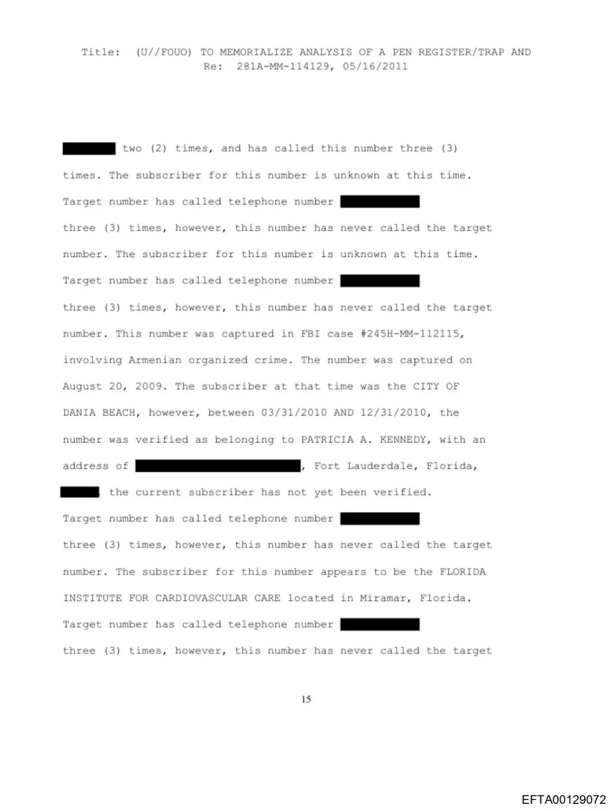 Fort Lauderdale Epstein Connections 