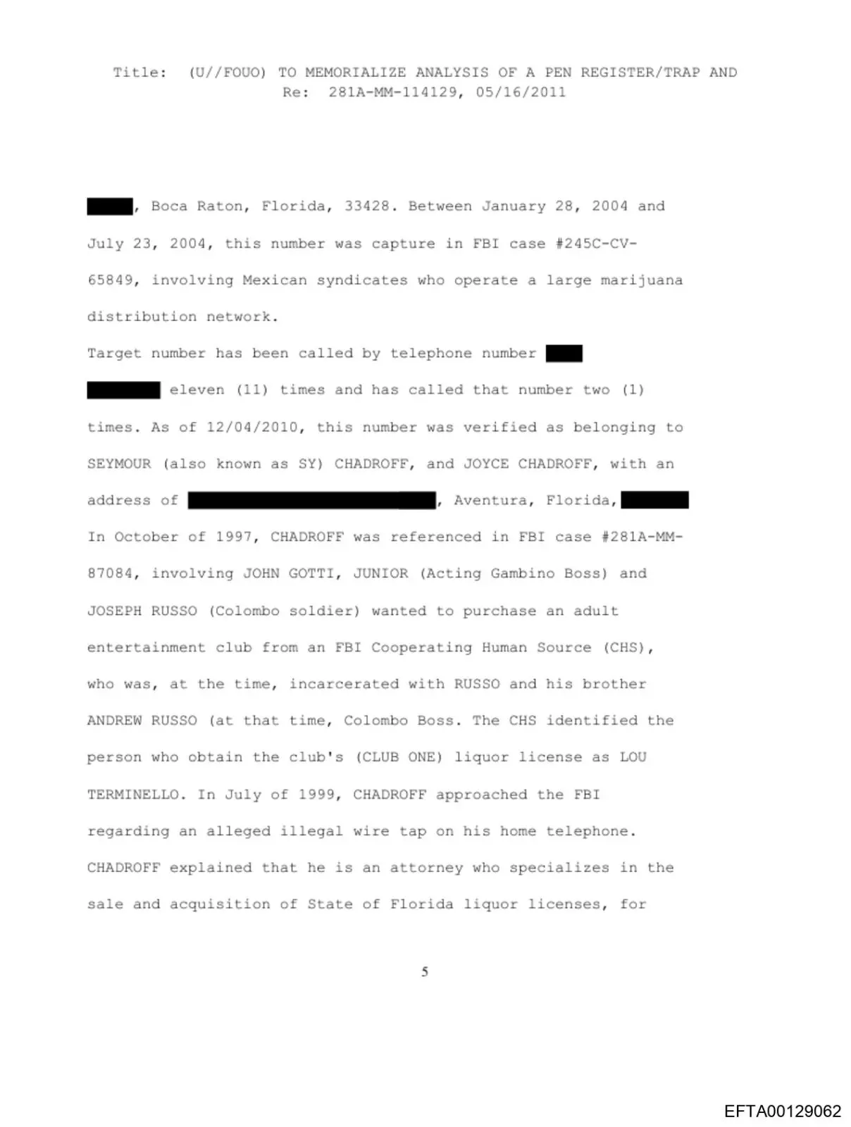 Epstein Files - Trantalis 