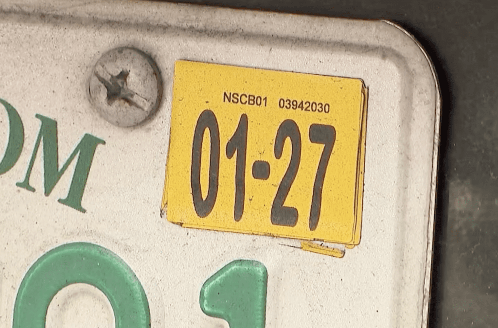 Florida looks to eliminate yellow car registration stickers