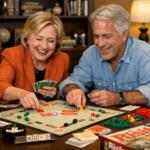 Board game afternoon with Clinton and Epstein