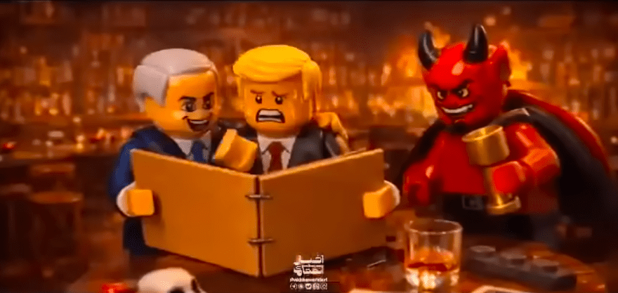 iran lego video