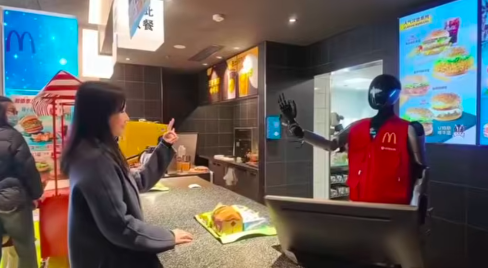 mcdonalds robot photo