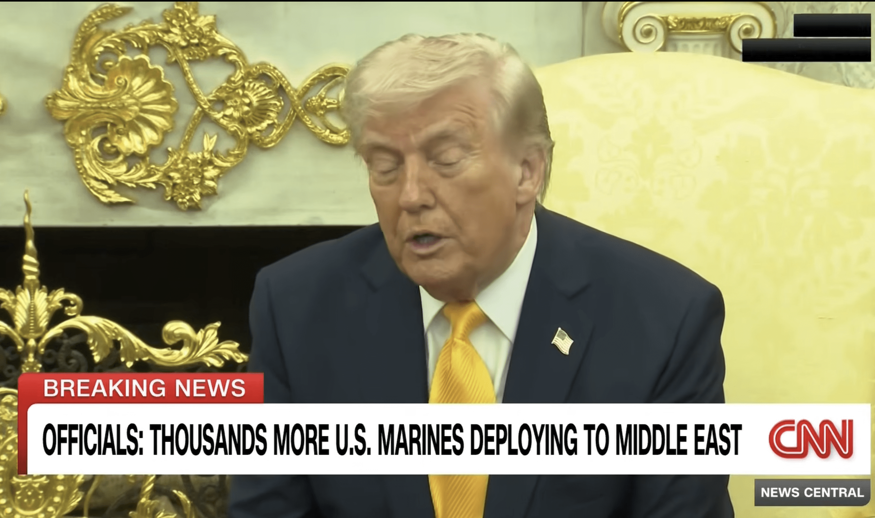 Trump sending roughly 4,500 more troops