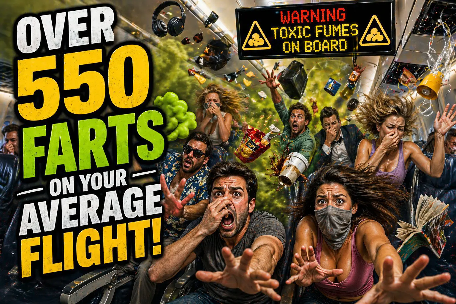 550 Farts Per Flight