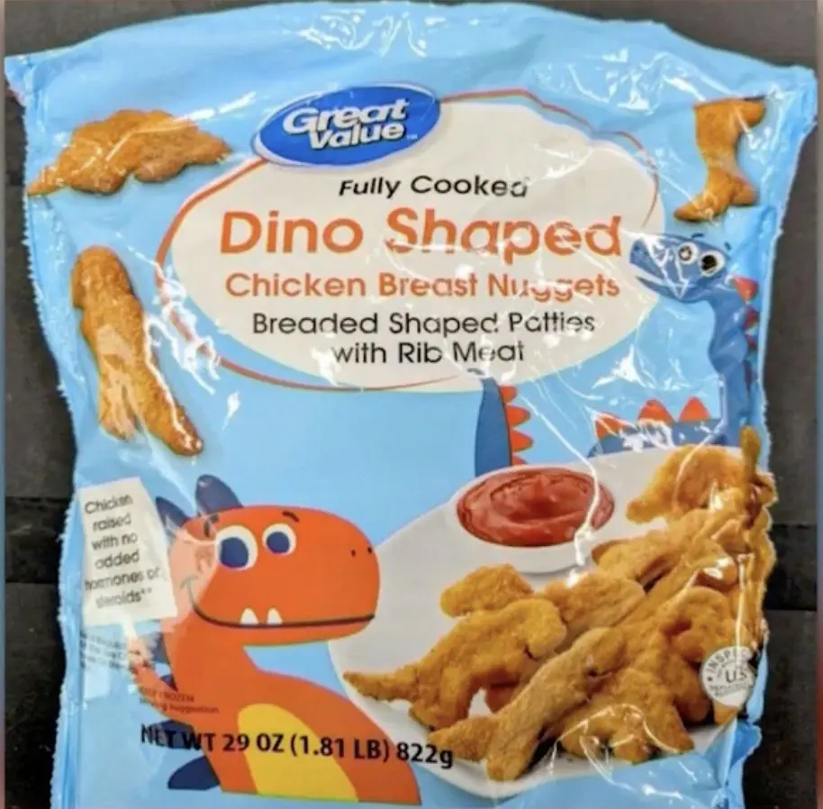 Walmart's Dino Shaped nuggets could contain lead