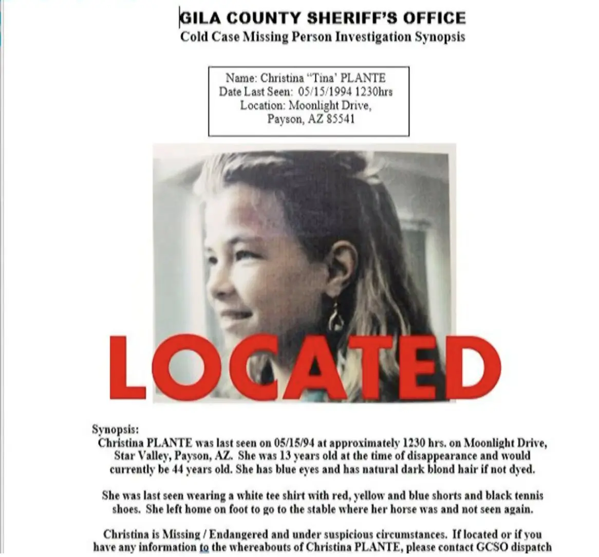Arizona girl who went missing 32 years ago found alive