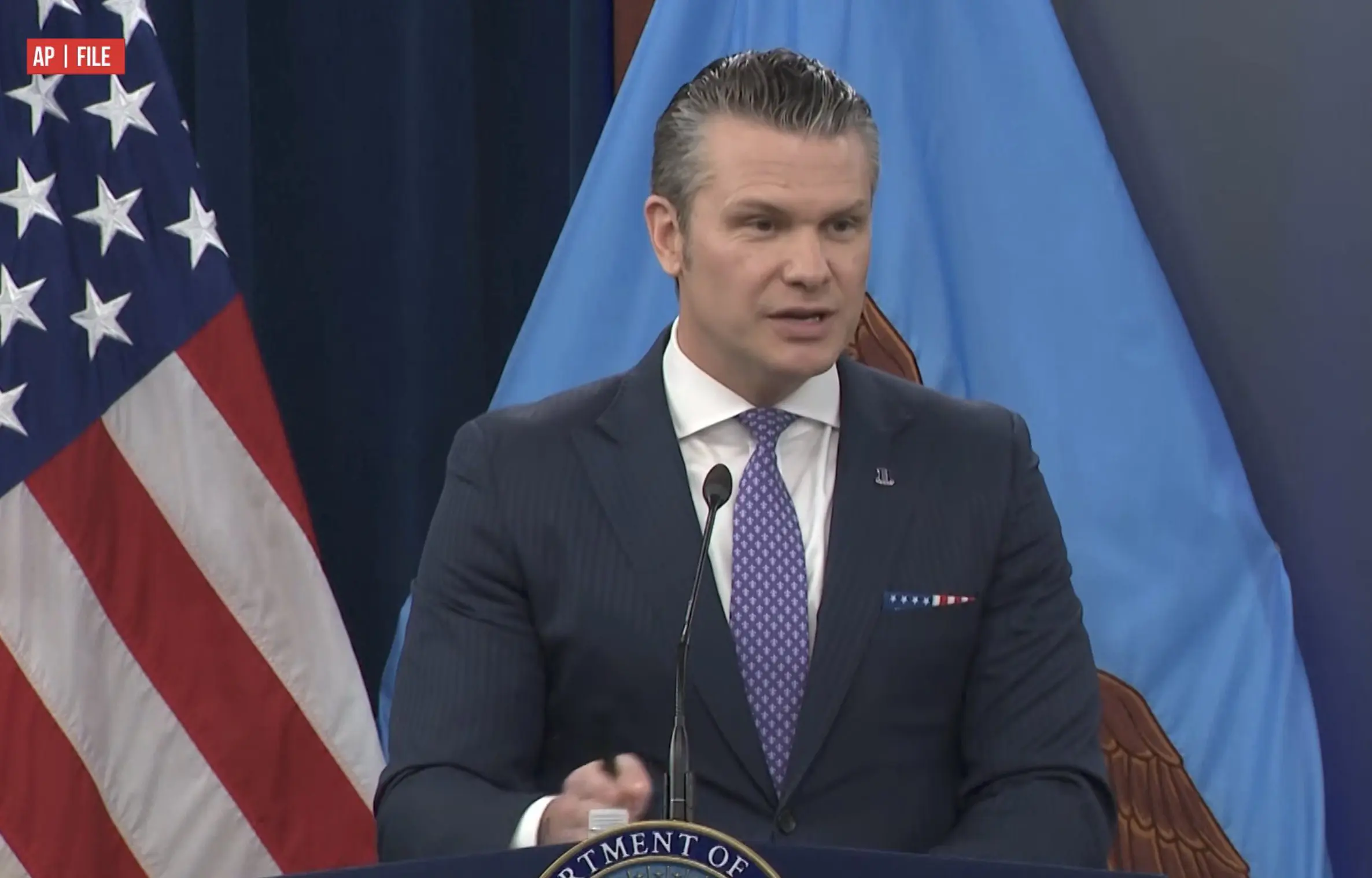 Defense Secretary Pete Hegseth