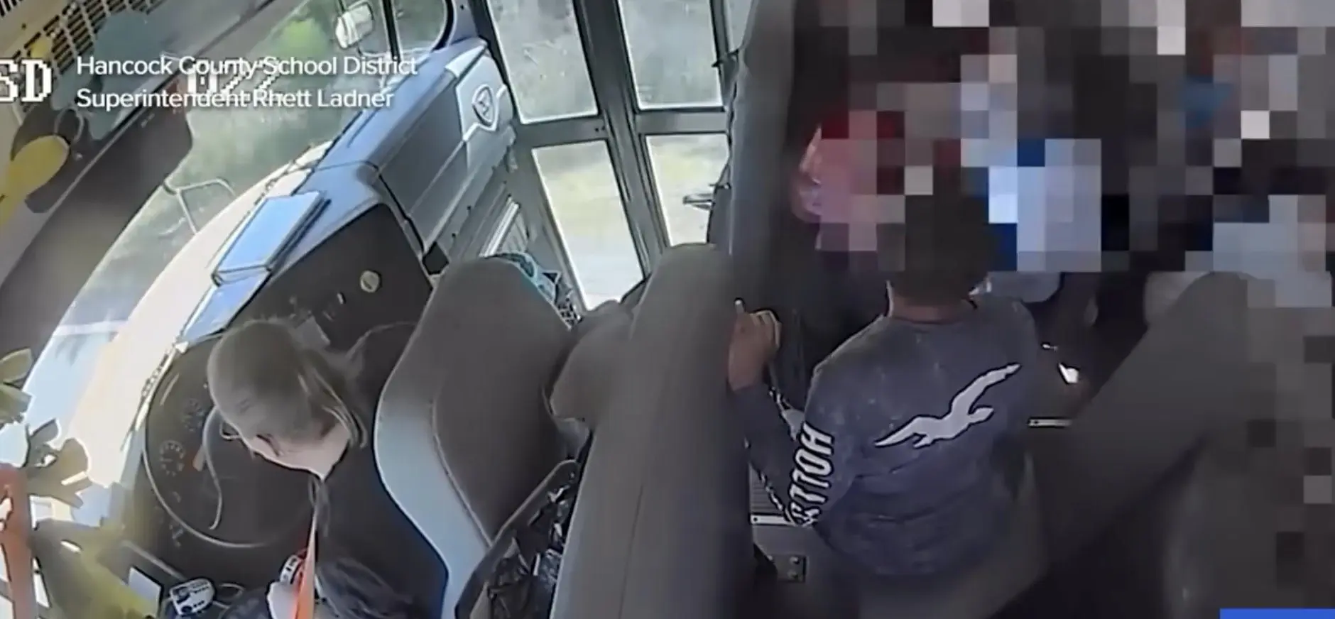 Students take control of bus after driver has medical episode
