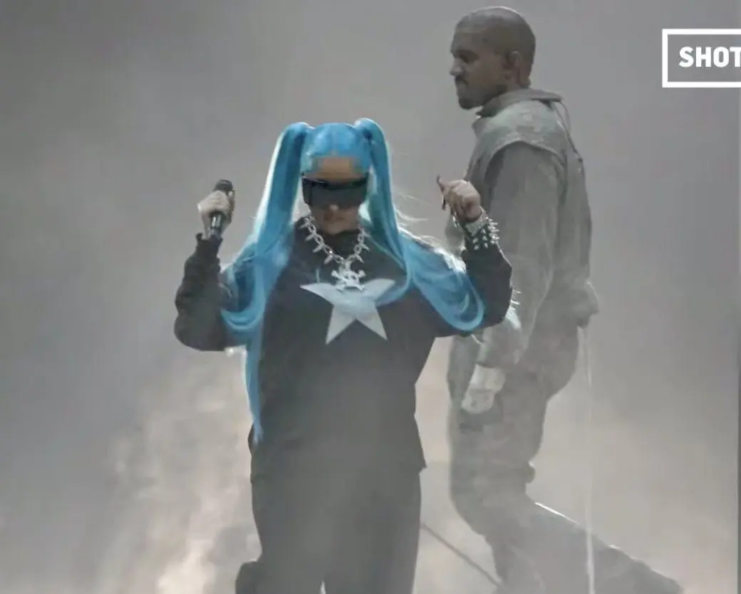 North West Joins Dad Kanye West for Performance