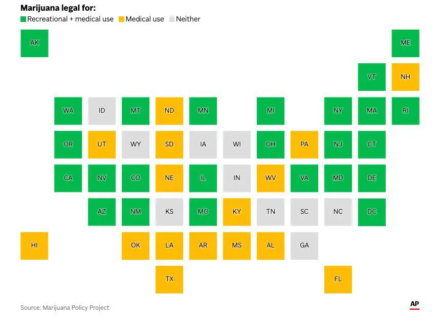 marijuana map marijuana map