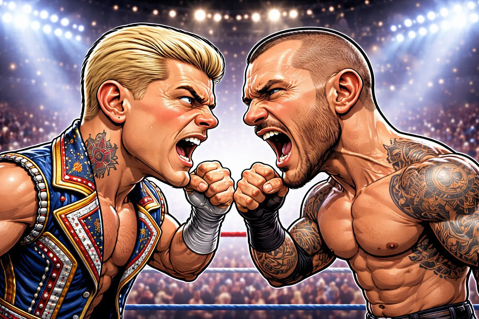 Cody Rhodes vs Randy Orton showdown Cody Rhodes vs Randy Orton showdown