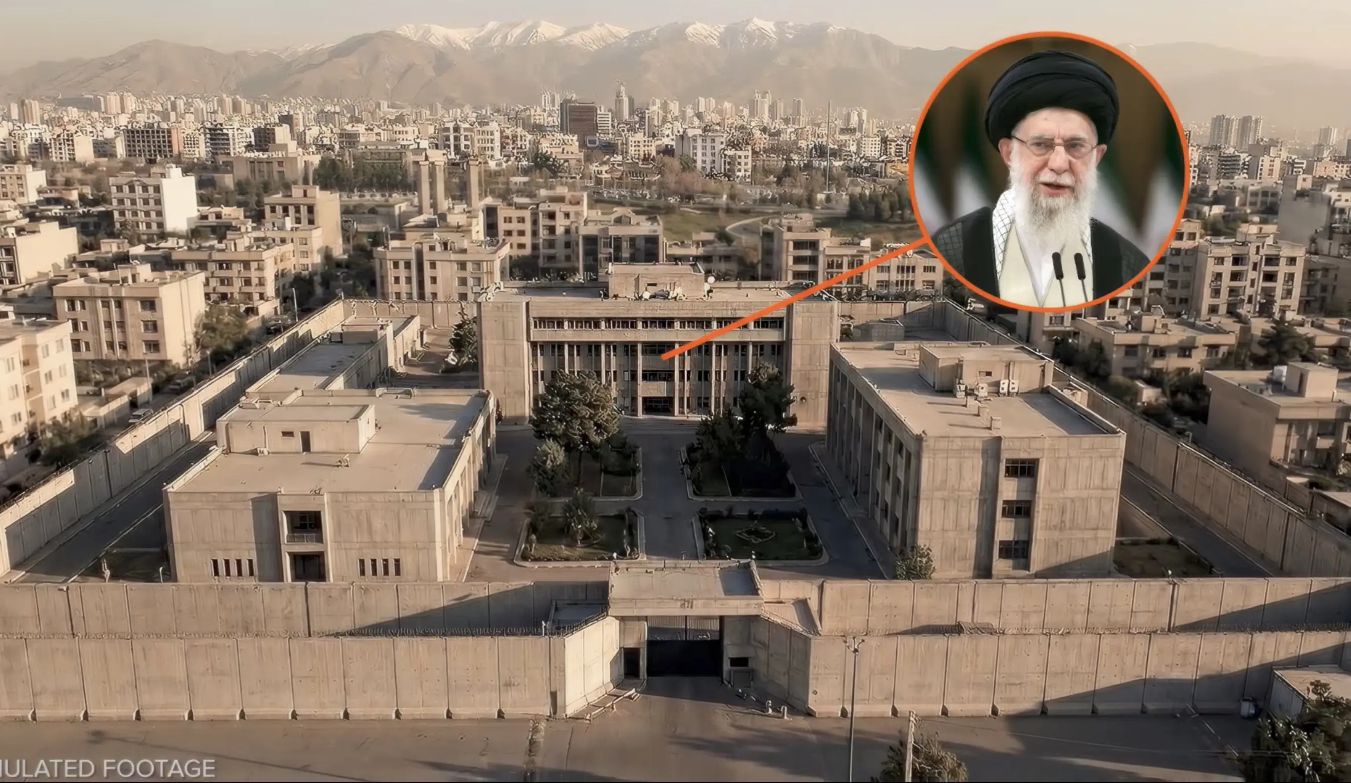 The the Supreme Leader of Iran, Ayatollah Ali Khamenei