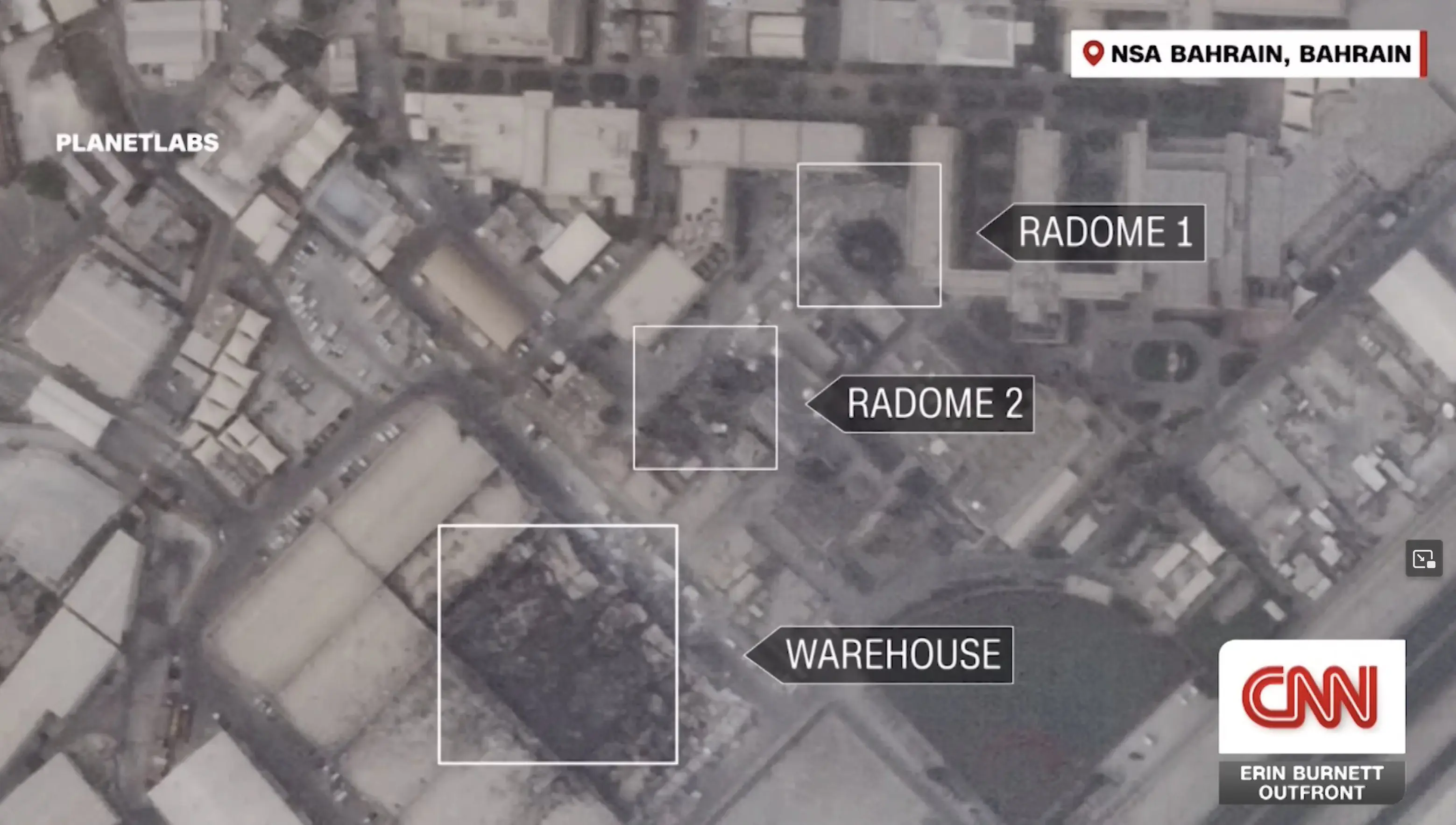 Damage to USA Bases in Middle East