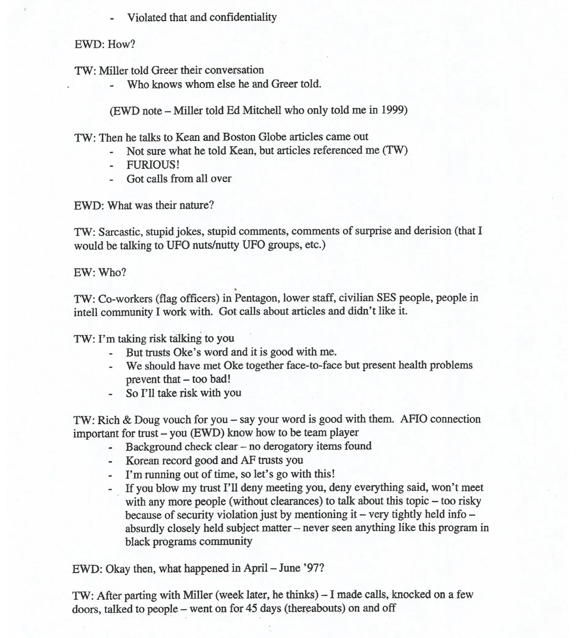 The Wilson-Davis Memo Transcript - Page 6
