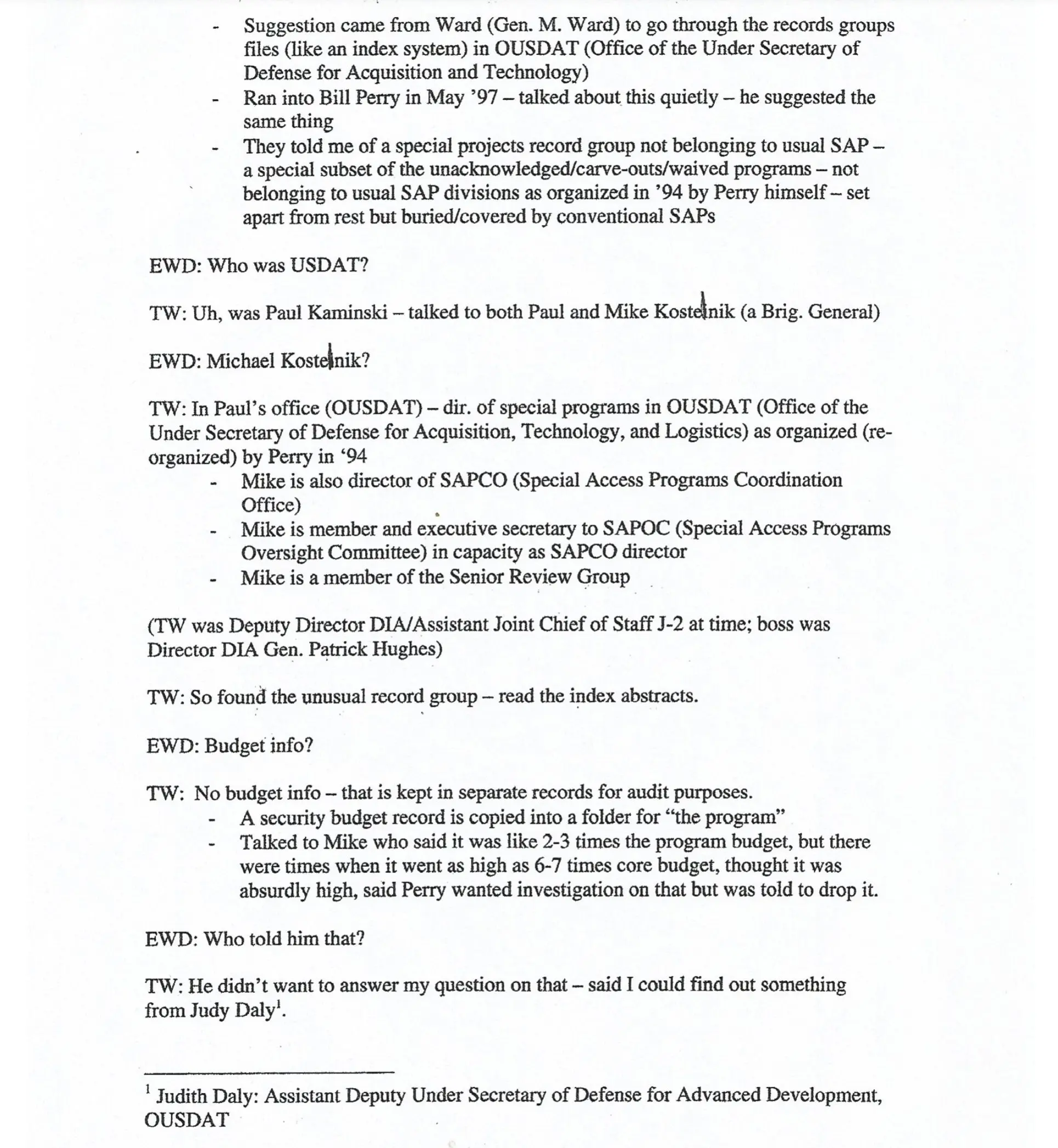 The Wilson-Davis Memo Transcript - Page 7