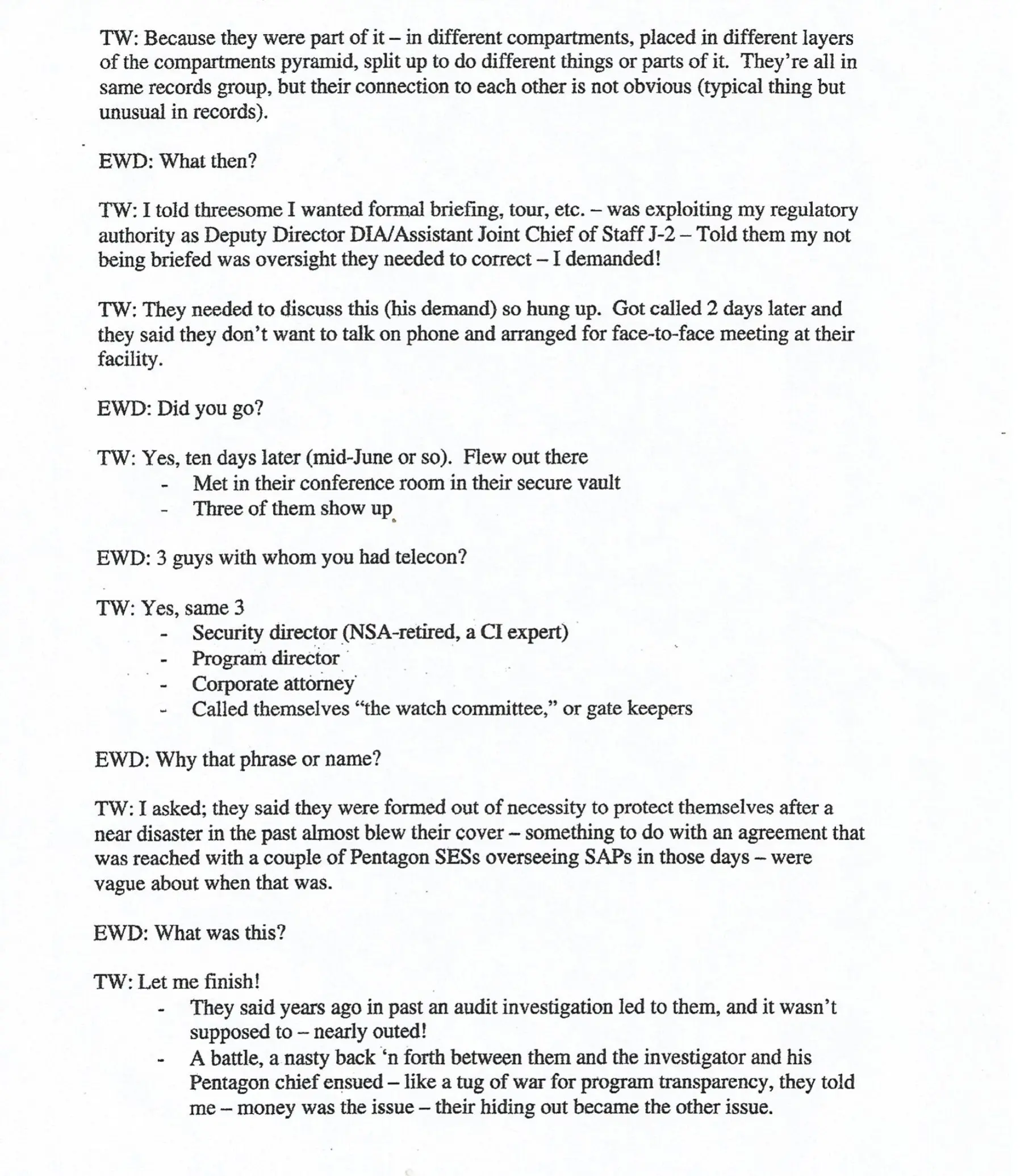 The Wilson-Davis Memo Transcript - Page 10