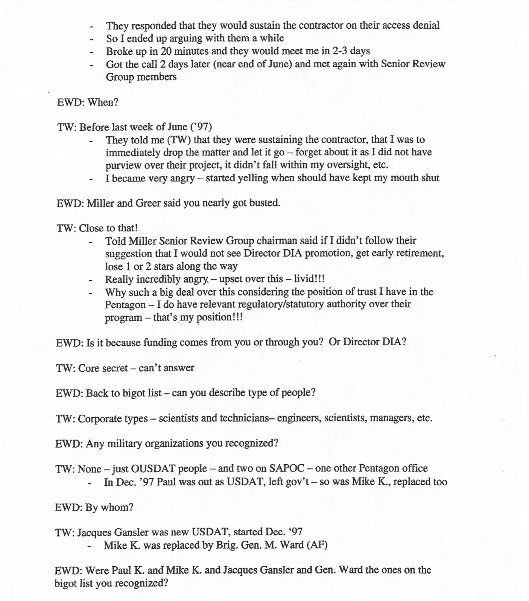 The Wilson-Davis Memo Transcript - Page 14