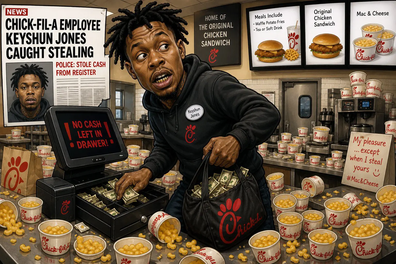 chick fil a thief