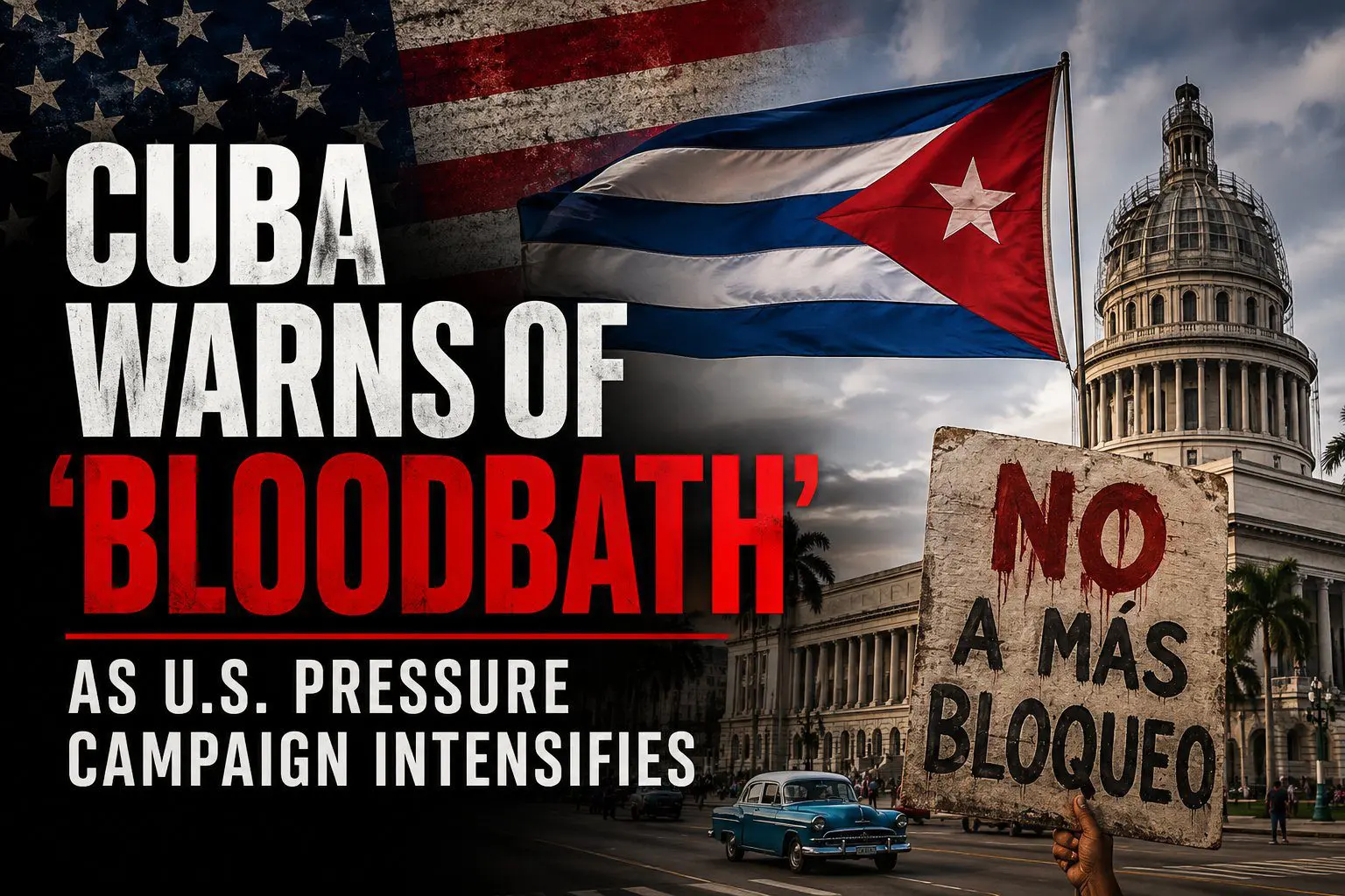 Cuba warns of ‘bloodbath'