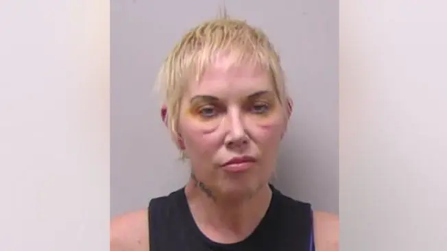 kim mathers mugshot