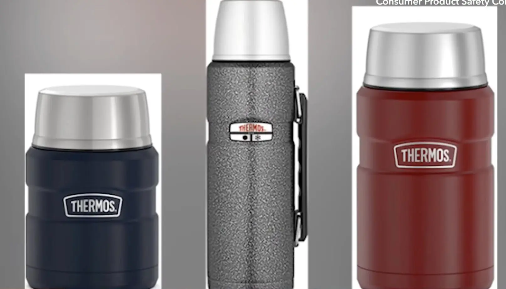 Thermos jars and bottles recalled