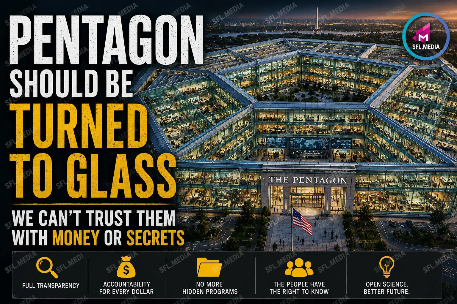 Pentagon Should Be Turned To Glass