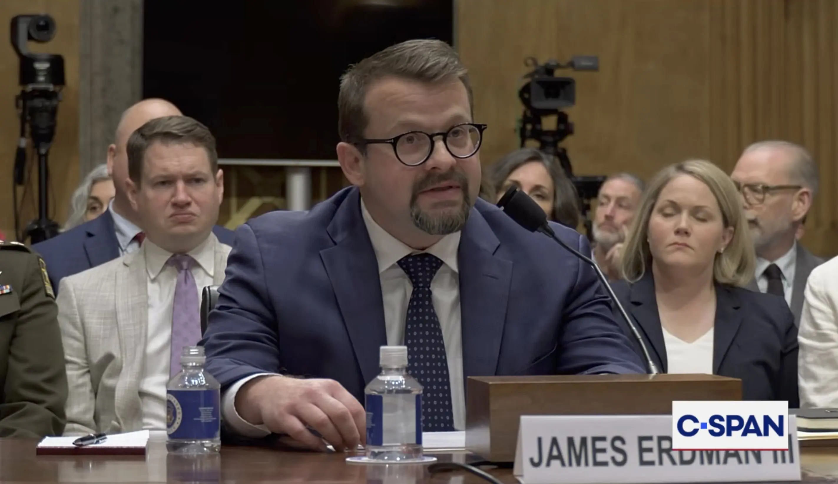 CIA whistleblower James Erdman III testified before the Senate Homeland Security & Governmental Affairs Committee