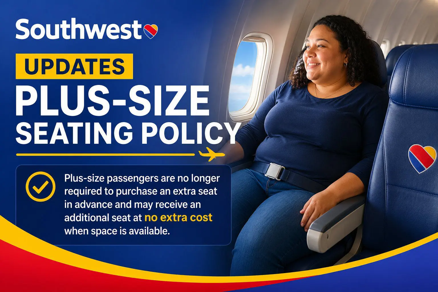 Southwest updates plus size seating policy