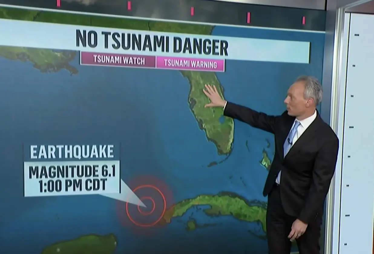 earthquake near Cuba