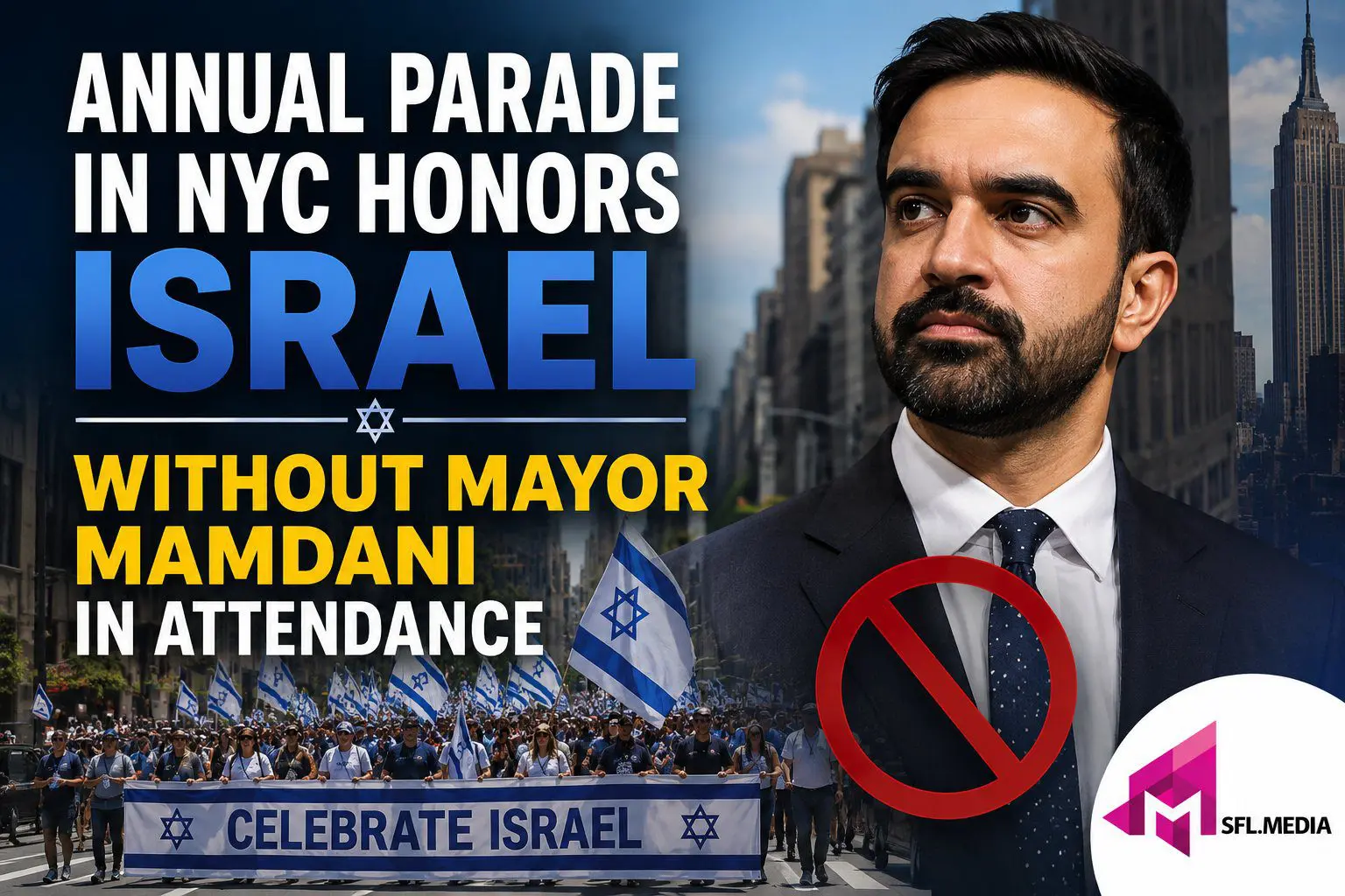 NYC Israel Parade Without Mayor Mamdani