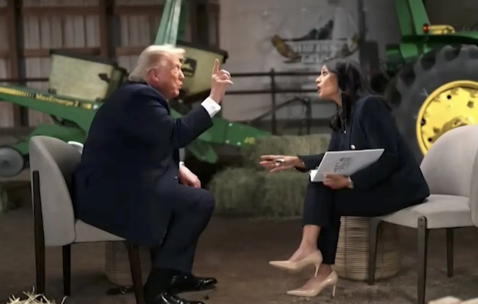 Trump Walks Out of Interview