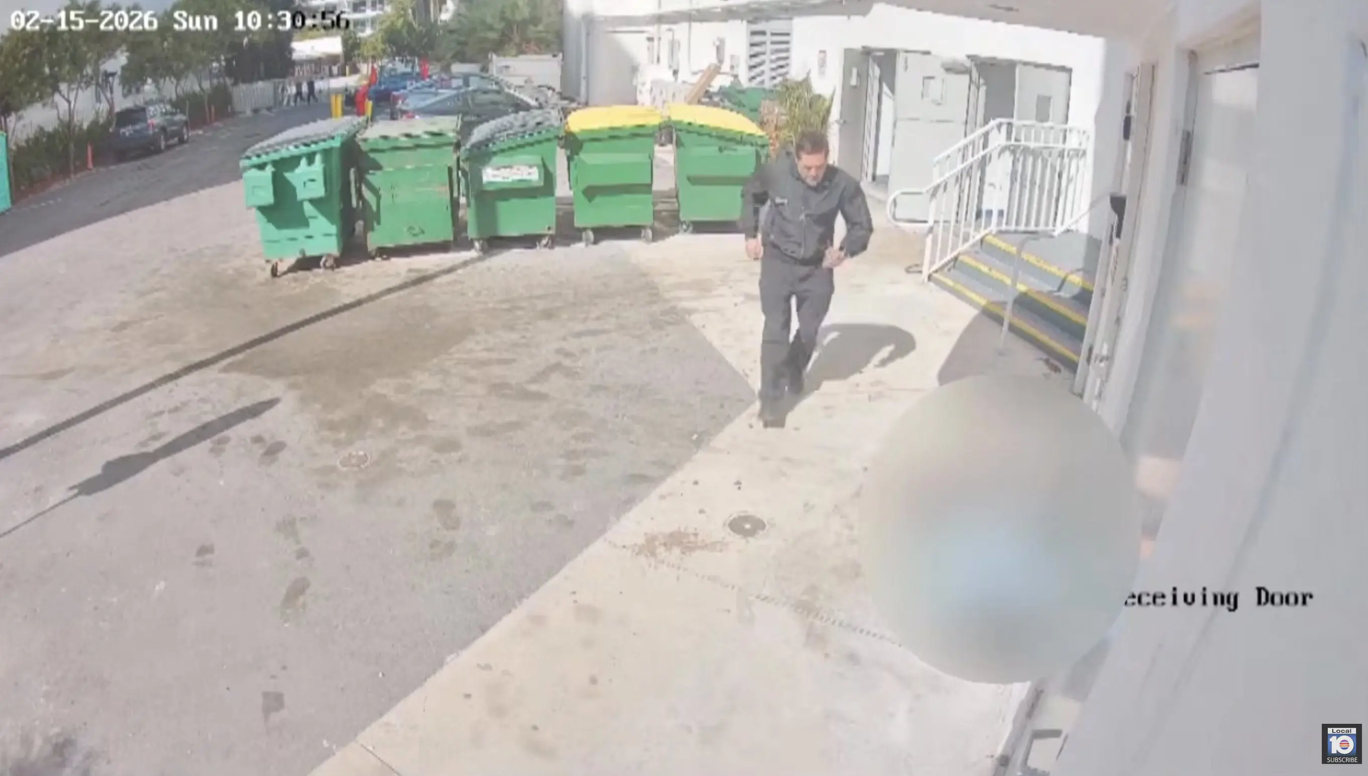 Man pushed of Miami Balcony