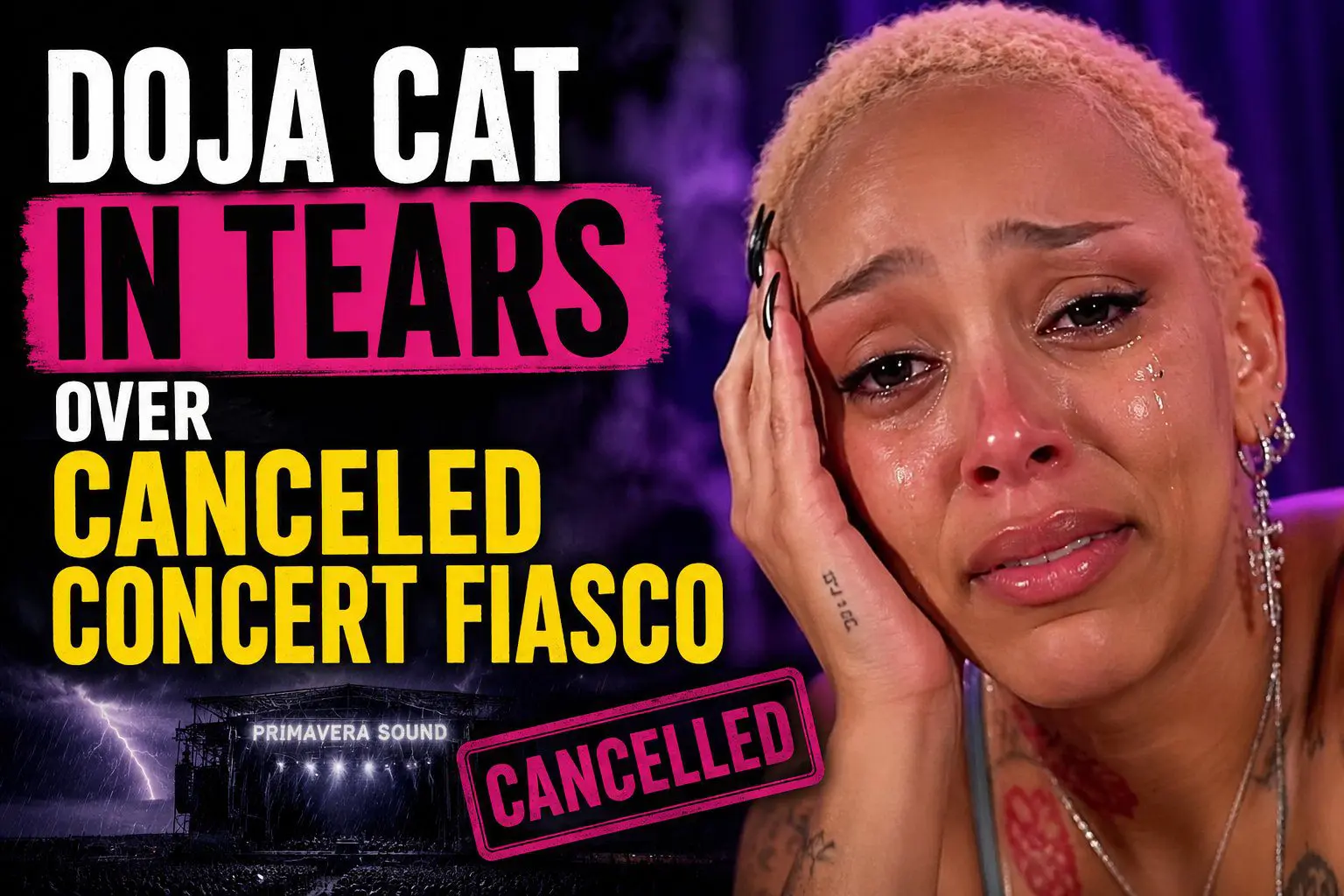 Doja Cat Concert Cancelled