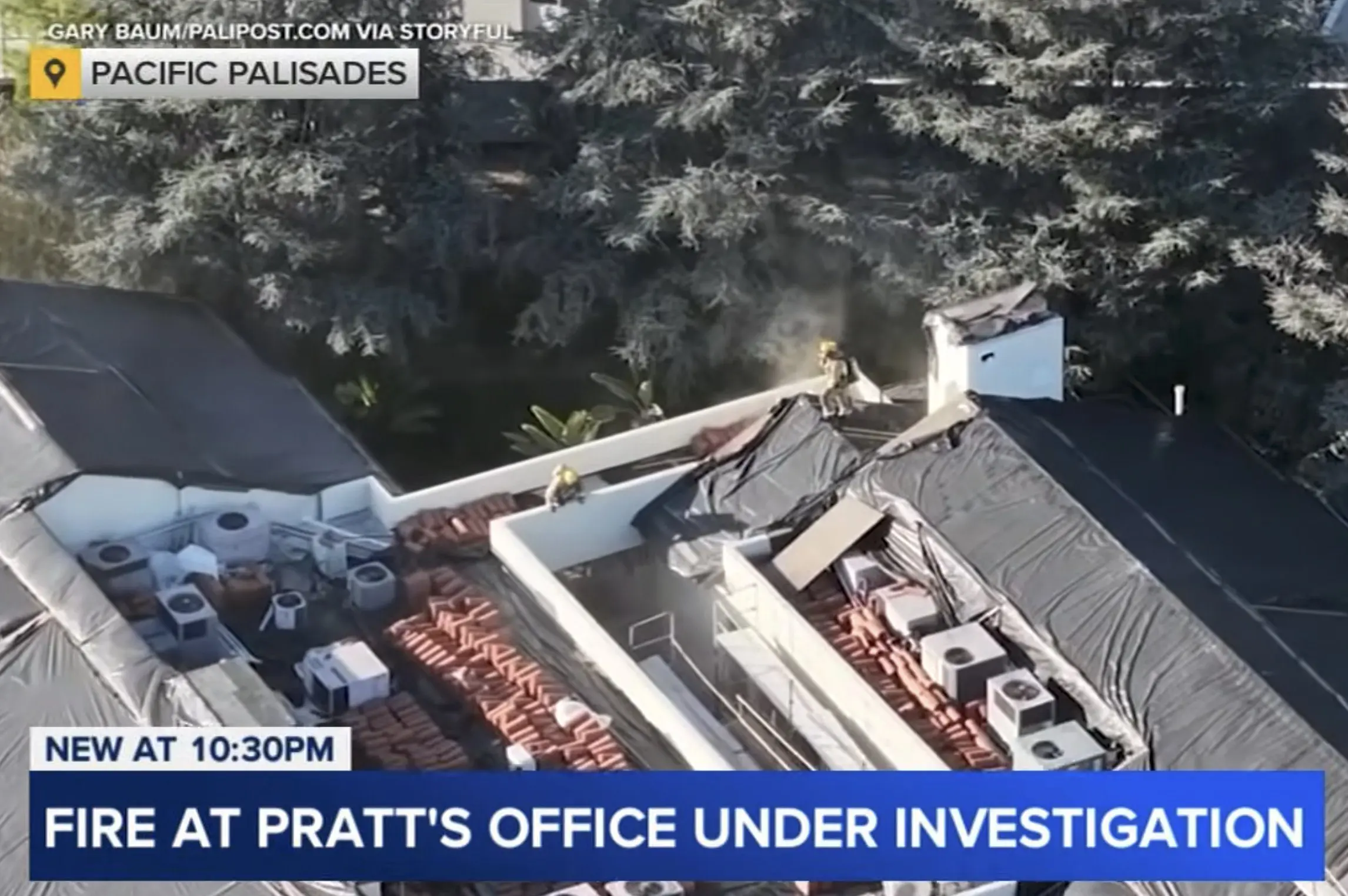 Fire breaks out at Spencer Pratt's campaign office