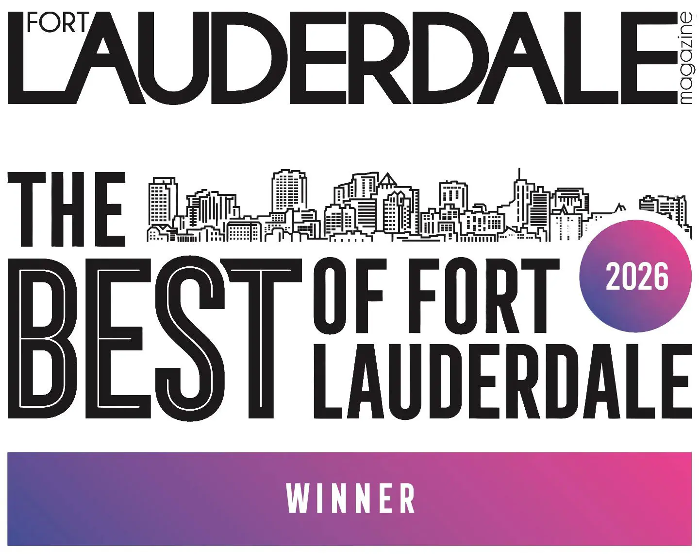 Best of Fort Lauderdale Magazine Award